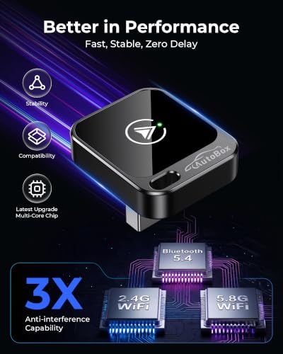 Beamlit 2-in-1 Wireless CarPlay Adapter