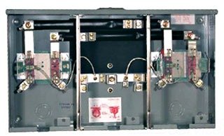Milbank U1282-XL-KK-BLG 2-Position Ringless Meter Socket with Horn Bypass, Small Closing Plate, Bracket, 300 VAC, 100 A, 1 Phase, NEMA 3R Enclosure