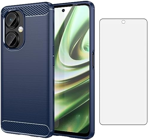 Asuwish Custodia Con Cordino Per OnePlus Nord (modello ZSZXCXDK) – Cover Bianca Robusta Con Protezione Schermo E Tracolla