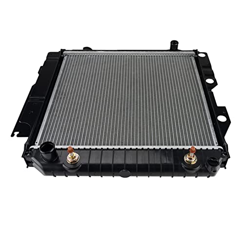Image of PHILTOP Automotive Replacement Engine Radiator for 1987-2006 Wrangler(w /o Quick Disconnect Fittings) External Transmission Oil Cooler Included