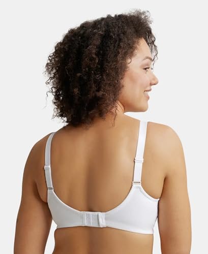 Image of Jockey ES27 Women Wirefree Non Padded Super Combed Cotton Elastane Stretch Full Coverage Minimizer Bra