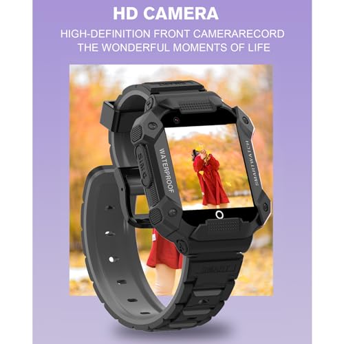 Pthtechus Kids Smart Watch With Sim Card, Kids Gps Watch With 4G Video Call Wifi Phone Calls School Mode Sos Function Alarm Telephone For Children thumb #6