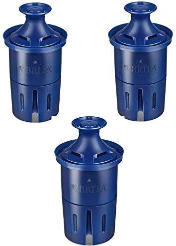 Brita Longlast Water Filter Replacement Filter for Pitcher and Dispensers, Reduces Lead,BPA Free 3 Count