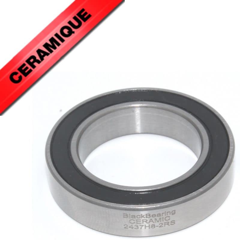 Roulement céramique 24 x 37 x 8mm Black Bearing à billes ultra fluides anti friction