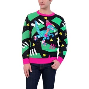 Holiday Hype Men’s Ugly Christmas Sweater Holiday Pullover Traditional Fun