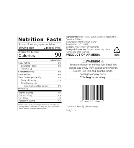 Smimex Premium Armenian Dried Pears thumb #7