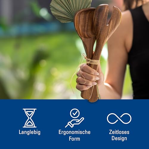 Couverts à salade Villeroy & Boch Artesano en bois véritable de qualité supérieure