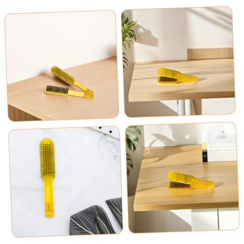 Cepillo alisador de pelo estático doble cara 3pcs miniatura 6