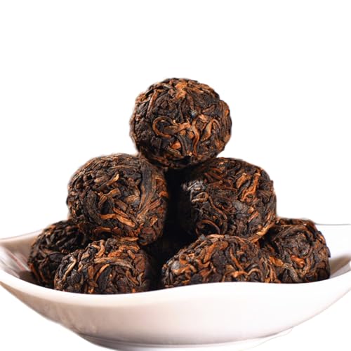 Thé noir Puerh cuit Yunnan : Mini perle de dragon Tuo Cha de 250g