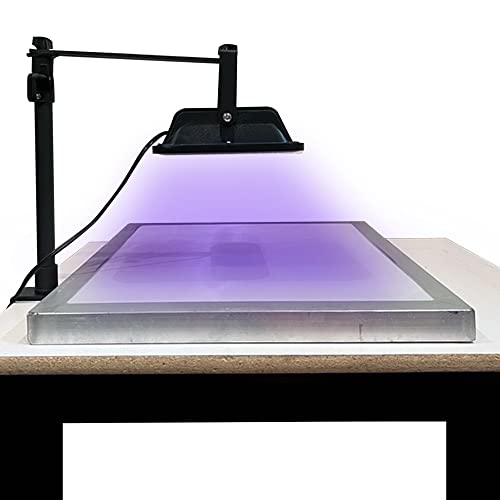 Screen Print Direct® Exposure Unit 30W UV LED - Photo Emulsion Exposure LED Kit for Screen Printing Screens, UV Screen Printing Light with Adjustable Stand, Screen Printing Supplies