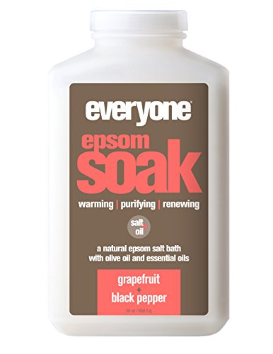 Everyone for Every Body Natural Epsom Soak, Grapefruit & Black Pepper, 30 Ounce
