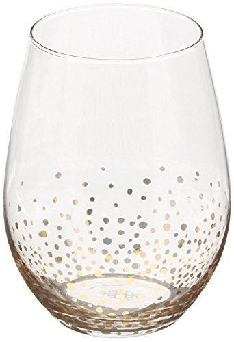 Fitz-and-Floyd-Luster-Stemless-Wine-Set-of-4--Elegant-Lead-Free-Matching-Drinkware-for-Everyday-Entertaining--Modern-Glasses-Gift-for-Weddings-Holidays-20-Oz-4-Count-Pack-of-1-Gold Fitz and Floyd Luster Stemless Wine Set of 4–Elegant Lead Free Matching Drinkware for Everyday Entertaining–Modern Glasses Gift for Weddings Holidays 20 Oz 4 Count Pack of 1 Gold