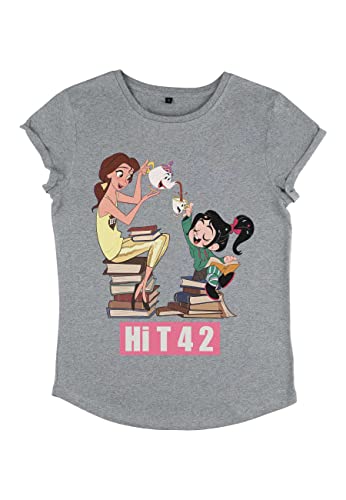 T-shirt bio Les Mondes de Ralph Disney pour femme fan de lecture
