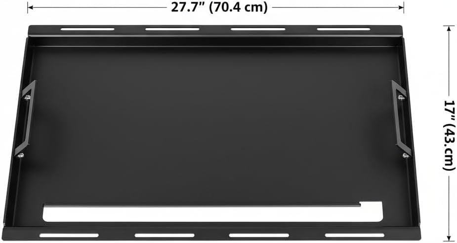27.7" Full-Size Griddle Replacement Parts For Charbroil Tru Infrared 4 Burner 463242716, 466242715, 463242715,466242815 G533-0009-W1A,Large Griddle Replace for Lowe's 606682