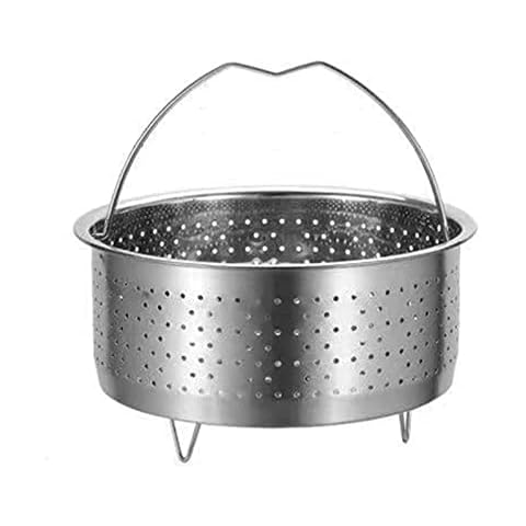 URPIZY Steamer Basket, Vegetable Steamer Basket Stainless Steel Steamer Basket Insert for Pressure Cooker Instant Steamer Pot (16.5CM) Cover