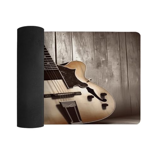 Guitar Pictures Desk Mat Fashion Pad Mouse Grande miniatura 3