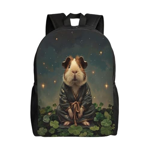 Comfort Fit Unisex Guinea Pig Kimono Backpack Durable for Daily Commute & Travel Adventures 16 Inch
