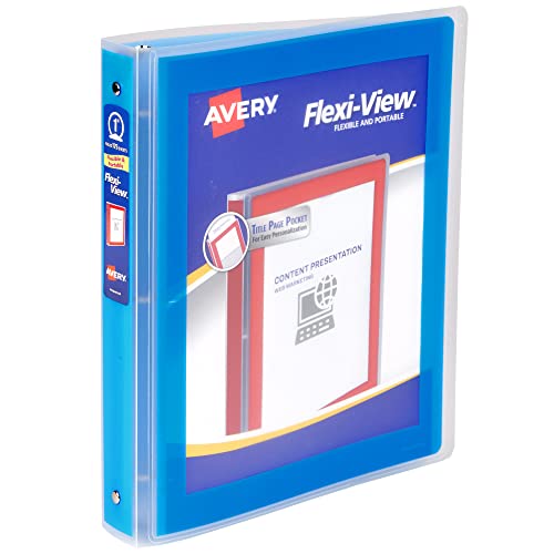 Avery 17607 Flexi-View 3 Ring Binder cover