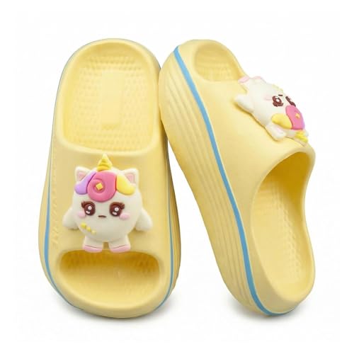 Image of Kids Cloud Slides Boys Girls Slides Non-slip Summer Beach Pool Shoes EVA Girls Everday Slip on Slide Sandals Garden Slippers Bathroom Shower Shoes