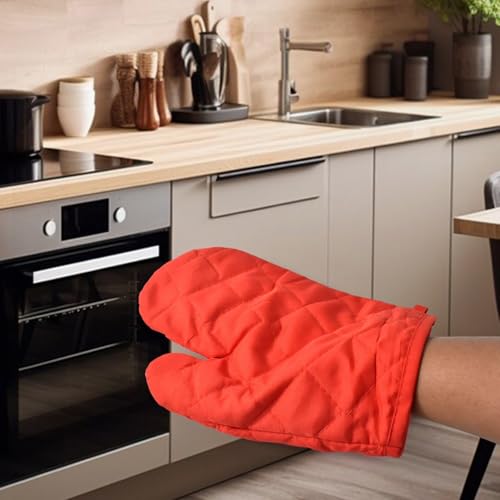 Image of Heat Resistant Non-Slip Oven Mitts /Gloves (1pc)