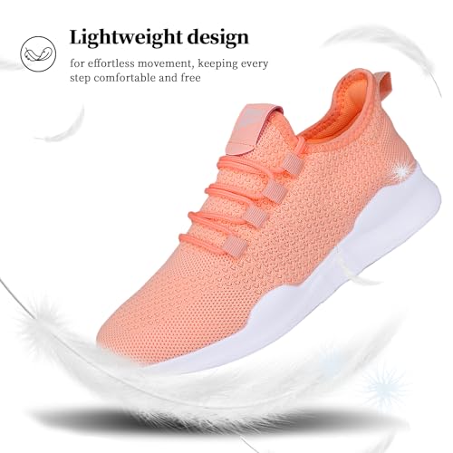 Image of Men's Running Shoes Lightweight Breathable Athletic Sneakers Non Slip Comfortable Walking Tennis Shoes for Gym Workout
