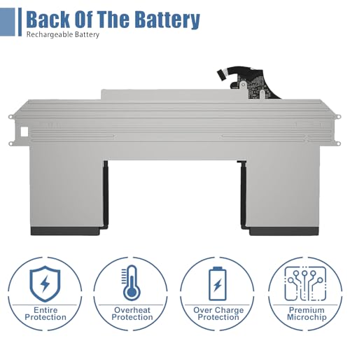 Image of A1965 Laptop Battery Replacement for MacBook Air 13 inch Retina (2018 2019, Early 2020) EMC 3184 3302 MRE82 MRE92 MVFH2 MWTJ2 MVH22 MacBookAir8,1 8,2 9,1 Series A1932 A2179 11.4 V 55 Wh 4800 mAh