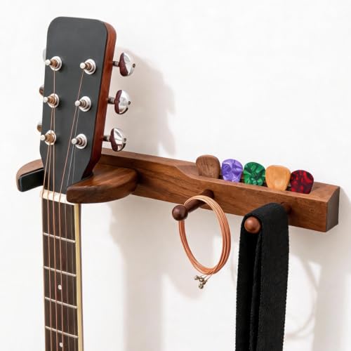 Guitar Wall Mount with Pick Holder