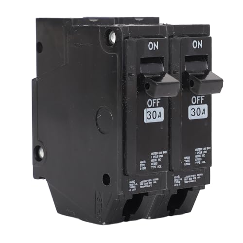 Disyuntor Tipo THQL 30A 1P, Protector de Interruptor de Aire en Miniatura Enchufable, 2 Piezas, para Circuito Monofásico y Trifásico