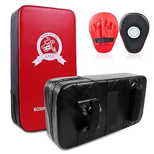 Boxing Kick Pads Target Kick Pad Hand Pads Thai Pads Karate Kick Pads Kickboxing Training Pads Martial Arts MMA Punching Mitts Kicking Boxing Shield Training for Men Women Gym