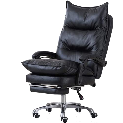 Komfort Silla de Piel Sintética Nappa (Negro)