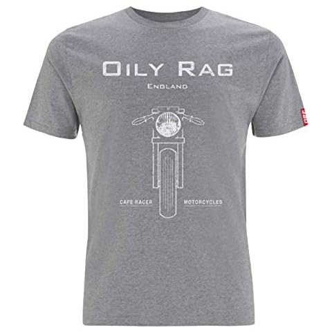 Oily Rag Co Black Label - Cafe Racer T-Shirt in Grey (L) Cover