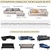 Alishomtll Sofabezug 1/2/3/4 Sitzer, Universelle Wasserdicht Sofa Überzug Ecksofa, L Form Couch Überzug, Hund Katze Anti-rutsch Sofaüberwurfe Sofaschoner für Wohnzimmer (Hellbraun, 70x70cm)