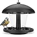 WILDLIFE FRIEND Dozownik karmy dla ptaków do zawieszenia – czarny, stacja dokarmiania ptaków dla dzikich ptaków, stacja dokarmiania ptaków, karmnik dla ptaków, karmnik dla ptaków, karmnik dla ptaków