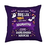 No Soy Una Bruja Soy Una Madrastra Regalo Para Madrastra Throw Pillow