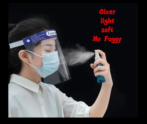 Clearview Containers Clearview 10 Pk Face Shield Reusable Washable Protective Cover Clear Mask Anti-Splash Anti-Fog Anti-Dust Soft All Day Comfort thumb #7