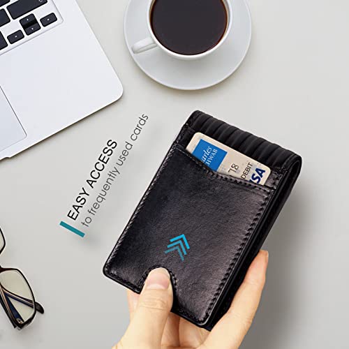 Pefiam AMERICANFLAG01 Full Grain Leather Wallets For Men,Bifold Wallets For Men,Mens Leather Wallets With 12 Slots,Rfid Blocking Wallets For Men,Gifts For Men thumb #4