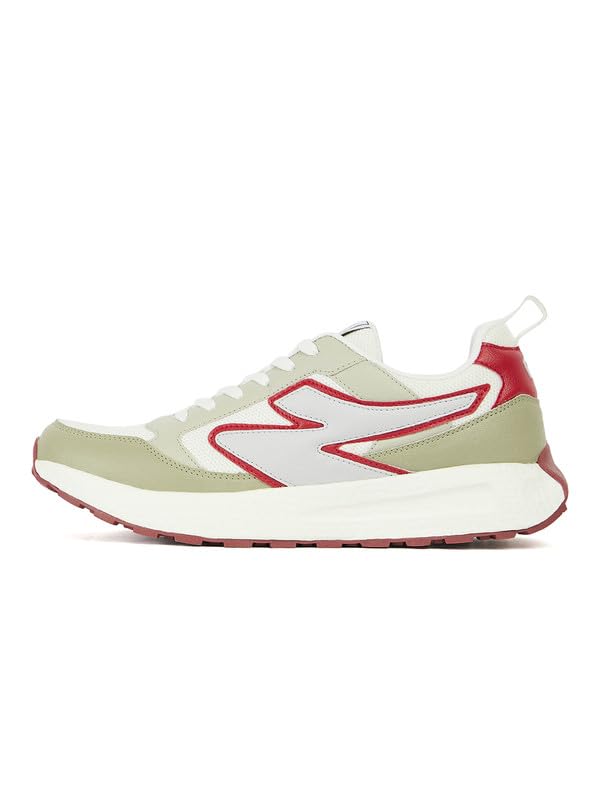 Image of SG Crest Lifestyle Shoes White /Green and Red /White Colour Available | Casual Shoes Men's & Women's | 6 to 11