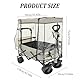 Regenschutz für Bollerwagen, Regenschutz Bollerwagen Universal Regenschutz Transparent für Bollerwagen Regenverdeck Bollerwagen für Handwagen Faltbare Strand Regenschutzhülle Verdeck