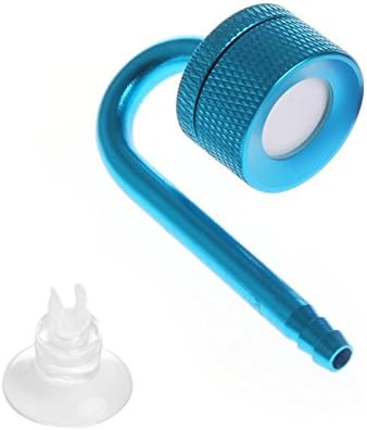 Awesome Aquatic Aluminum CO2 Atomizer Bubble Diffuser Reactor Injector for Planted Aquariums Tanks Quality Aluminum Sturdy Ceramic Diffuser