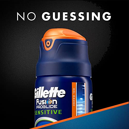 Gillette Fusion Proglide Sensitive 2 In 1 Shave Gel, Ocean Breeze, Pack Of 2, 12 Oz Total #TOP5