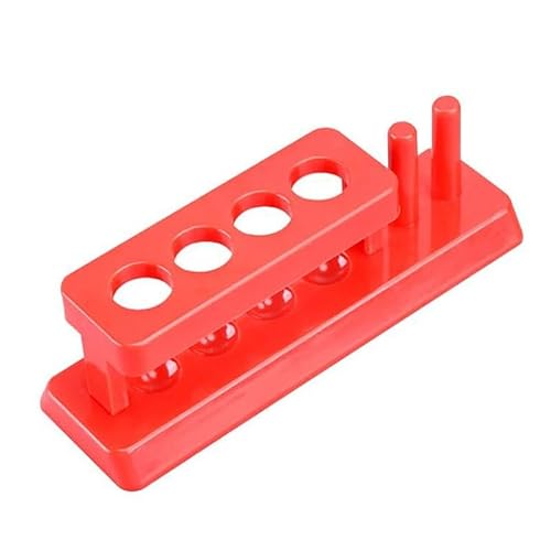 Acrylic Test Tube Rack, 6-Hole Test Tube Stand for Laboratory Experiments and School Supplies