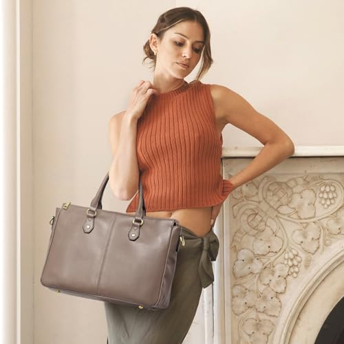 Bolso Tote de Cuero para Mujer Kattee Soft Leather miniatura 2