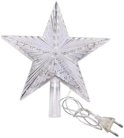 Ponteira de Árvore Estrela 3D com LED