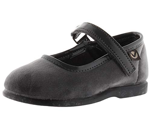 victoria Ballet VICTORIA Bailarina Alba Terciopelo 102752-KIDS para Bebé niña Gris 21
