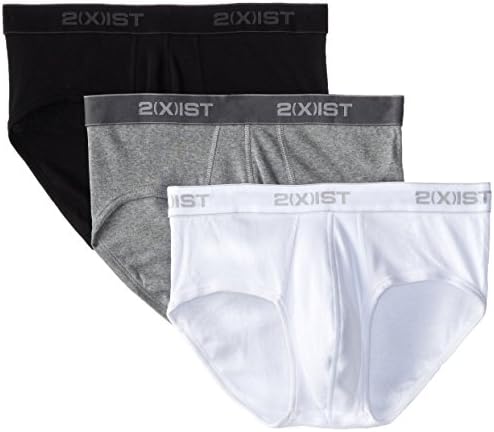 2(X)ISTMen's Essential Cotton Contour Pouch Brief 3-Pack