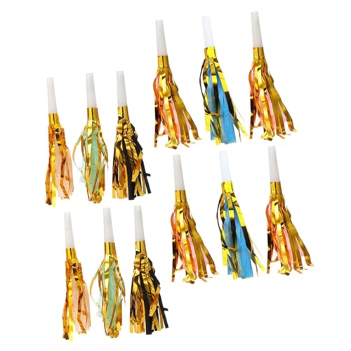 Ipetboom Trompetas de Fiesta Flecos y Purpurina 30 Piezas para Cumpleaños y Celebraciones Infantiles