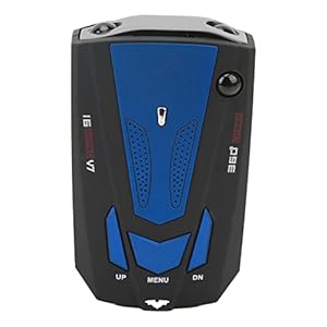 360 Graden Radardetector voor Auto’s met GPS en Automatische Demping – Blauw