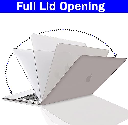 Image of Case Compatible with MacBook Pro 14 inch Case 2026 2025 2024-2021 M5 M4 M3 M2 M1 A3434 A3112 A3185 A3401 A2918 A2992 A2779 A2442Plastic Hard Shell Cover Case, Grey