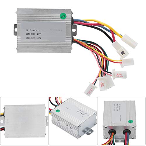 Oumefar 12V 500W Brushless Motor Controller, DC Motor Speed Control - Easy to Install & Versatile Use - Replacement Accessoires for Electric Scooters