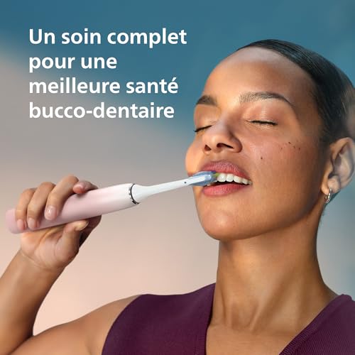 مراجعة Philips Sonicare DiamondClean 9000 (HX9911/79) — فرشاة أسنان كهربائية وردية مع 4 رؤوس C3 لتنظيف عميق - الصورة 2